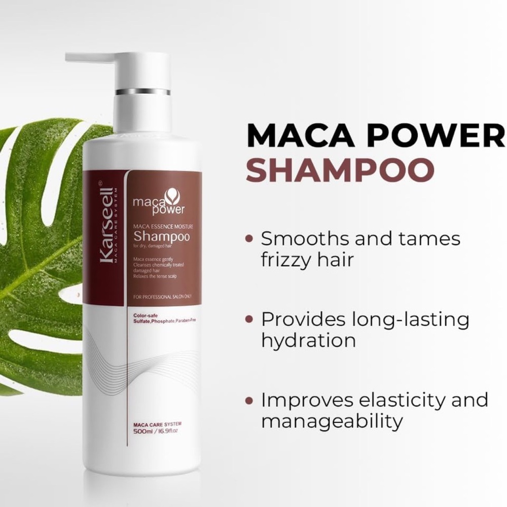Maca Power Shampoo - White